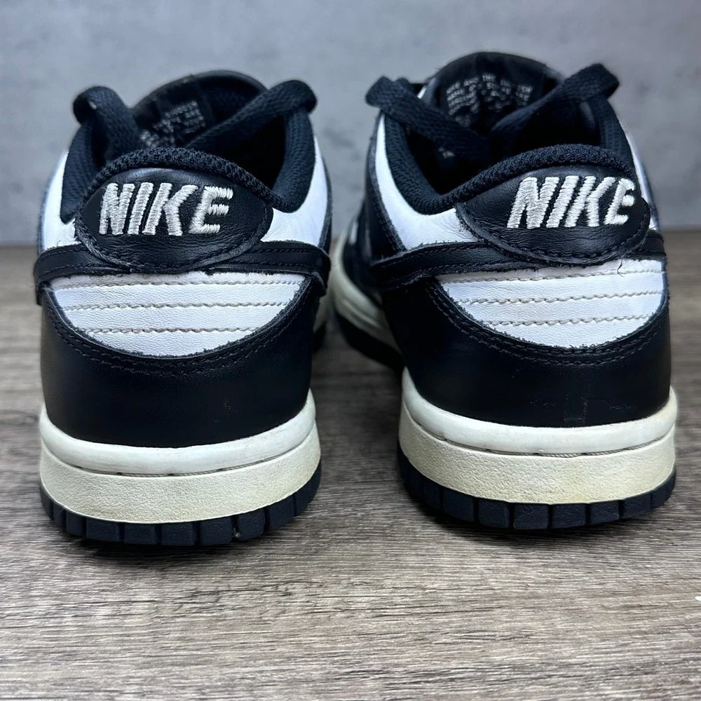 Nike~Youth~Dunk Low Retro Black/White Panda Sneakers~Size 4.5Y